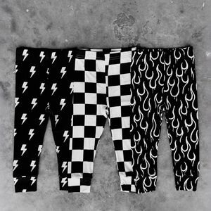 Ribbed Bamboo Leggings (3 Pack)-RB Classics